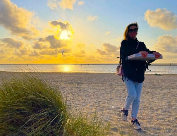 Pizza - Als picknick op het strand