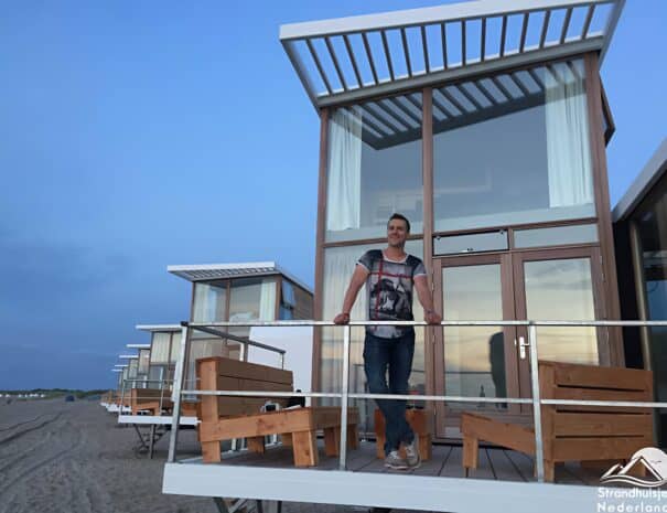 Nathan Ultee bij Strandhuisje Nieuwvliet