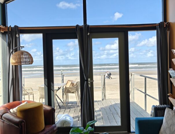 Uitzicht Strandhuisje